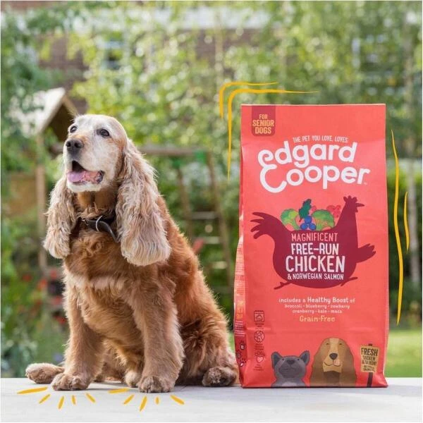 Edgard & Cooper Hondenvoer Senior Met Verse Scharrelkip En Noorse Zalm - 12 Kg 4 Edgard & Cooper Hondenvoer Senior Met Verse Scharrelkip En Noorse Zalm - 12 Kg - Afbeelding 2