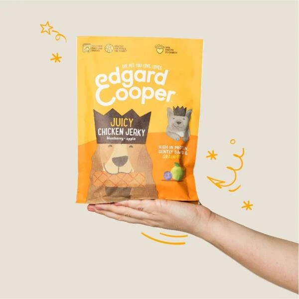 Edgard & Cooper Hondensnack Jerky Sappige Kip - 150 G 7 Edgard & Cooper Hondensnack Jerky Sappige Kip - 150 G - Afbeelding 5