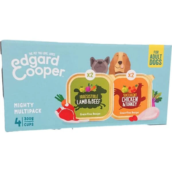 Edgard & Cooper Multipack Natvoer Voor Volwassen Honden - 4 × 300 G 3 Edgard & Cooper Multipack Natvoer Voor Volwassen Honden - 4 × 300 G