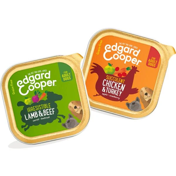 Edgard & Cooper Multipack Natvoer Voor Volwassen Honden - 4 × 300 G 4 Edgard & Cooper Multipack Natvoer Voor Volwassen Honden - 4 × 300 G - Afbeelding 2