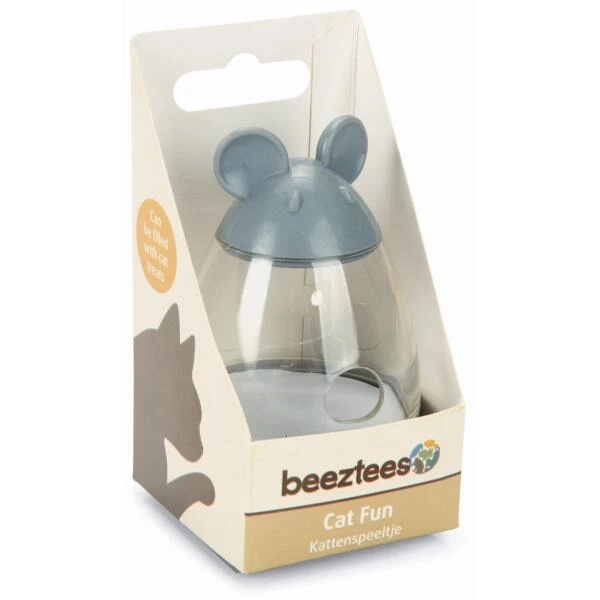 Tuimelaar Mousie Kattenspeelgoed - Grijs 4 Tuimelaar Mousie Kattenspeelgoed - Grijs - Afbeelding 2