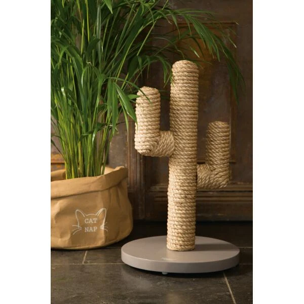 Krabpaal Cactus Ø 35 × 60 Cm - Taupe - Designed By Lotte 4 Krabpaal Cactus Ø 35 × 60 Cm - Taupe - Designed By Lotte - Afbeelding 2