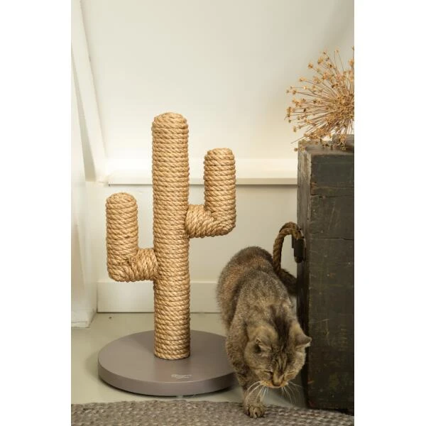 Krabpaal Cactus Ø 35 × 60 Cm - Taupe - Designed By Lotte 5 Krabpaal Cactus Ø 35 × 60 Cm - Taupe - Designed By Lotte - Afbeelding 3