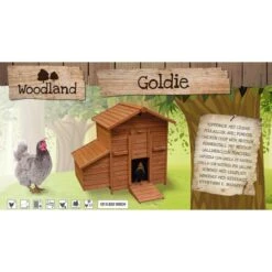 Woodland Kippenhok Goldie Bruin 121 × 81,6 × 109 Cm -Boerderijdieren Winkel 1636712824 3 600