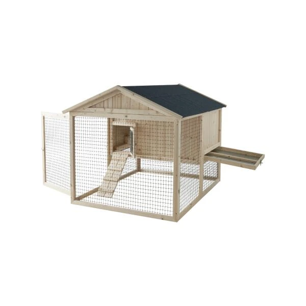 Kippenhok Billie Met Buitenren - 2 Kippen 5 Kippenhok Billie Met Buitenren - 2 Kippen - Afbeelding 3