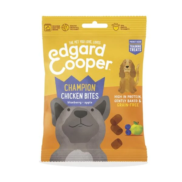 Edgard & Cooper Hondensnack Bites 50 G - Kip 3 Edgard & Cooper Hondensnack Bites 50 G - Kip
