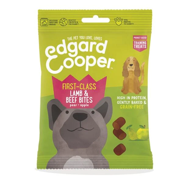 Edgard & Cooper Hondensnack Bites 50 G - Lam En Rund 3 Edgard & Cooper Hondensnack Bites 50 G - Lam En Rund
