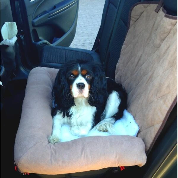 Autokussen Beige Voor Hond 5 Autokussen Beige Voor Hond - Afbeelding 3