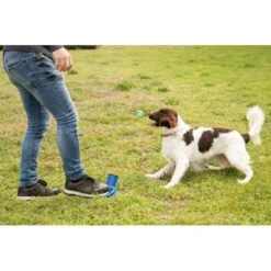 Tennisballenschieter - Blauw -Boerderijdieren Winkel beeztees fetch voet ballenschieter hondenspeelgoed blauw 27 cm 1601016254 43 600