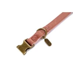 Halsband Hond 'Velura' Fluweel Roze 35-50 Cm - Designed By Lotte -Boerderijdieren Winkel designed by lotte velura hondenhalsband fluweel roze 35 50cmx20mm 1601016254 163 600