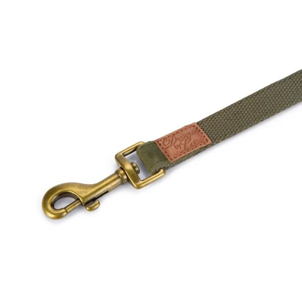 Hondenriem 'Velura' Fluweel Groen 2 Cm - Designed By Lotte 4 Hondenriem 'Velura' Fluweel Groen 2 Cm - Designed By Lotte - Afbeelding 2