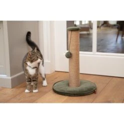 Krabpaal Yenna 35 × 35 × 60 Cm Groen - Designed By Lotte -Boerderijdieren Winkel designed by lotte yenna krabpaal groen 35x35x60 cm 1601016254 26 600