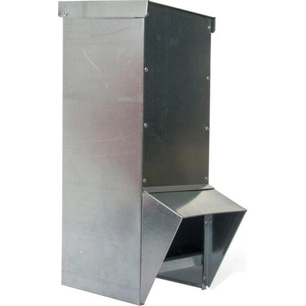 Voederbak Gegalvaniseerd Voor Kippen En Eenden - 12 Kg 3 Voederbak Gegalvaniseerd Voor Kippen En Eenden - 12 Kg