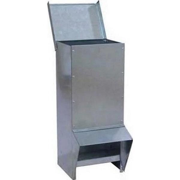 Voederbak Gegalvaniseerd Voor Kippen En Eenden - 12 Kg 4 Voederbak Gegalvaniseerd Voor Kippen En Eenden - 12 Kg - Afbeelding 2