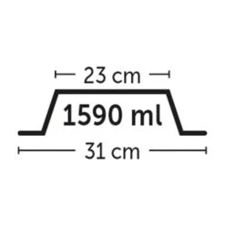 Eetpot Inox Antislip - 1590 Ml -Boerderijdieren Winkel eetpot inox antislip 23cm 1590ml 1574429437 1 600