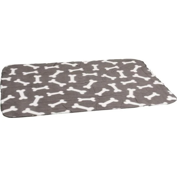Fleece Deken Met Botmotief - 100 × 70cm 3 Fleece Deken Met Botmotief - 100 × 70cm