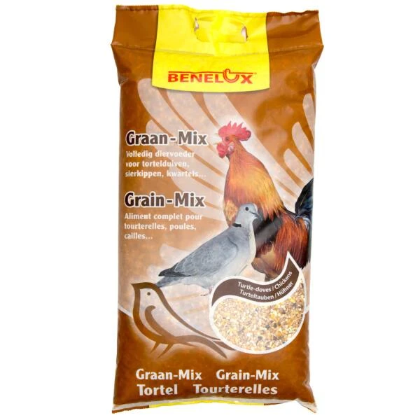 Graanmengeling Voor Sierkippen, Kwartels, Tortelduiven...5 Kg 3 Graanmengeling Voor Sierkippen, Kwartels, Tortelduiven...5 Kg