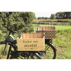 Hondenfietsmand Met Kap Hout 45 × 33 × 45 Cm - Touring -Boerderijdieren Winkel hondenfietsmand met kap touring 1601299766 1 600