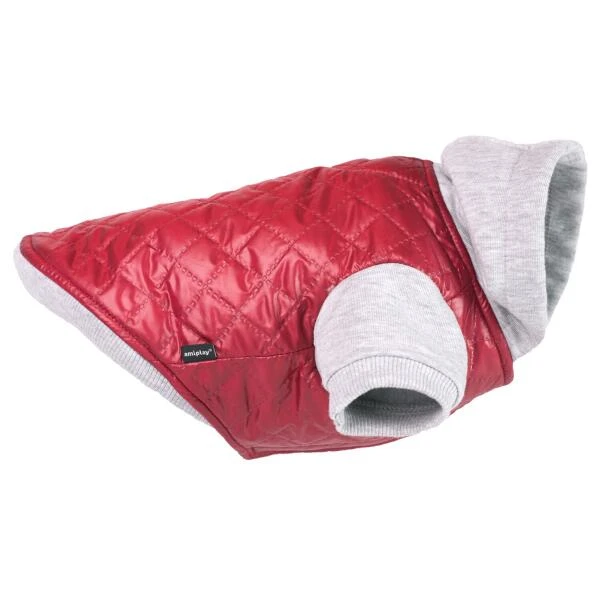 Hondenjas Met Kap Boston Amiplay - Bordeaux 3 Hondenjas Met Kap Boston Amiplay - Bordeaux