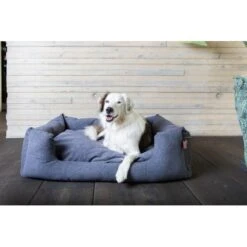 Hondenmand Fantail 'Snooze' 80 × 60 Cm - Epic Grey -Boerderijdieren Winkel hondenmand fantail 80 x 60 cm epic grey 1623244834 3 600