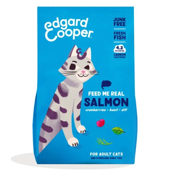 Edgard & Cooper Kattenvoer Adult Met Verse Zalm - 2 Kg 3 Edgard & Cooper Kattenvoer Adult Met Verse Zalm - 2 Kg