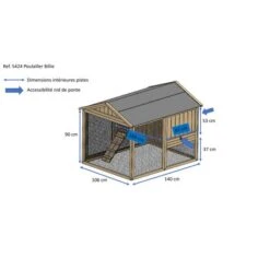 Kippenhok Billie Met Buitenren - 2 Kippen 10 Kippenhok Billie Met Buitenren - 2 Kippen -Boerderijdieren Winkel kippenhok billie voor 2 kippen 1675156015 1 600
