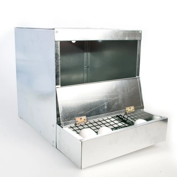 Legnest - Legbak Gegalvaniseerd Voor 1 Kip 5 Legnest - Legbak Gegalvaniseerd Voor 1 Kip - Afbeelding 3