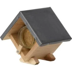 ESSCHERT DESIGN Pindakaashuisje Vierkant - Zinken Dak