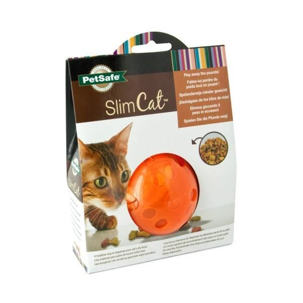 PetSafe Slimcat Voerbal Kat - Kattenspeeltje 4 PetSafe Slimcat Voerbal Kat - Kattenspeeltje - Afbeelding 2
