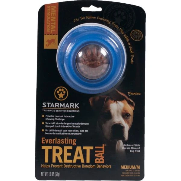 Starmark Treat Bal Met Snack Ø 9,5cm - Medium 4 Starmark Treat Bal Met Snack Ø 9,5cm - Medium - Afbeelding 2