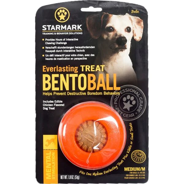 Starmark Treat Bento Bal Ø 9 Cm - Medium 4 Starmark Treat Bento Bal Ø 9 Cm - Medium - Afbeelding 2