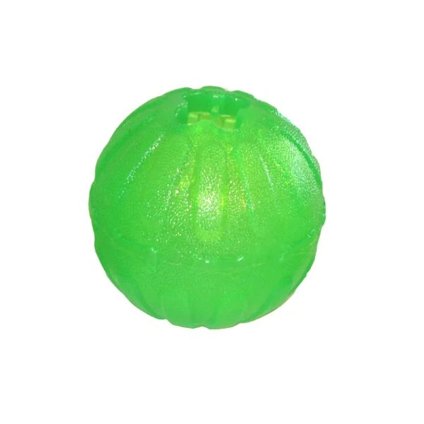 Starmark Treat Kauwbal Fluogroen Ø 7 Cm - Medium 3 Starmark Treat Kauwbal Fluogroen Ø 7 Cm - Medium