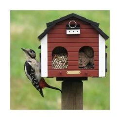 Vogelvoederhuis Landelijke Stijl - Barn Red -Boerderijdieren Winkel voederhuis barn red 1675164388 1 600