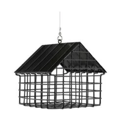 Voederhuisje Zwart Voor Vetbollen -Boerderijdieren Winkel voederhuisje zwart voor vetbollen 1571321864 3 600