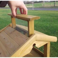 Voedertafel Met Ingebouwde Pindasilo -Boerderijdieren Winkel voedertafel met silo 1484056342 2 600