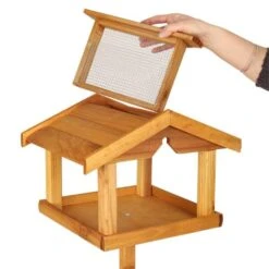 Voedertafel Met Ingebouwde Pindasilo -Boerderijdieren Winkel voedertafel met silo 1627995183 2 600