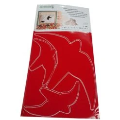Vogelafweer Raamstickers Rood - Set Van 3 Stuks
