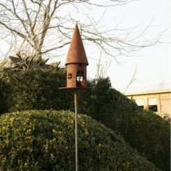 Voederhuis Met Puntdak + Grondpin - Decoroest 9 Voederhuis Met Puntdak + Grondpin - Decoroest -Boerderijdieren Winkel vogelhuis met puntdak 14 x 43 cm 1520092461 1 600